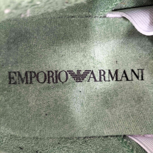 エンポリオアルマーニ EMPORIO ARMANI X4X580 レザー ローカットスニーカー メンズ JPN:26