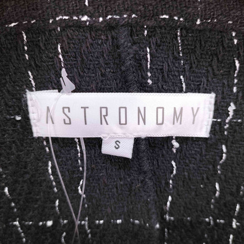 アストロノミー ASTRONOMY ワイドシルエット ドルマン ツイードシャツ メンズ JPN:S