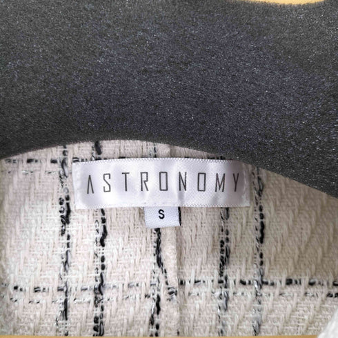 アストロノミー ASTRONOMY ワイドシルエット ドルマン ツイードシャツ メンズ JPN:S
