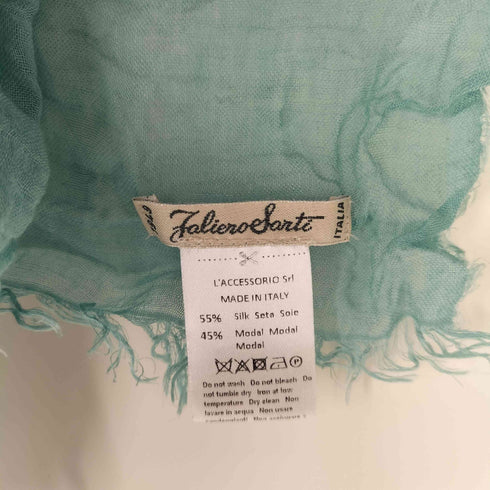 ファリエロサルティ Faliero Sarti イタリア製 シルクレーヨン ストール レディース