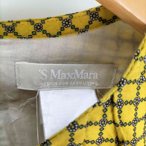 エスマックスマーラ S Max Mara 総柄 ノースリーブカットソー レディース JPN:36