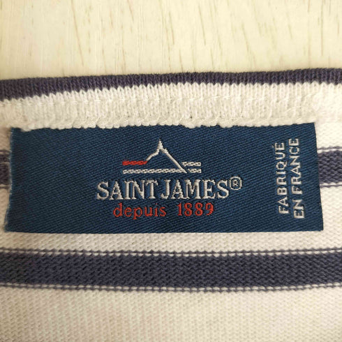 セントジェームス SAINT JAMES フランス製ボートネックバスクシャツ レディース JPN:46