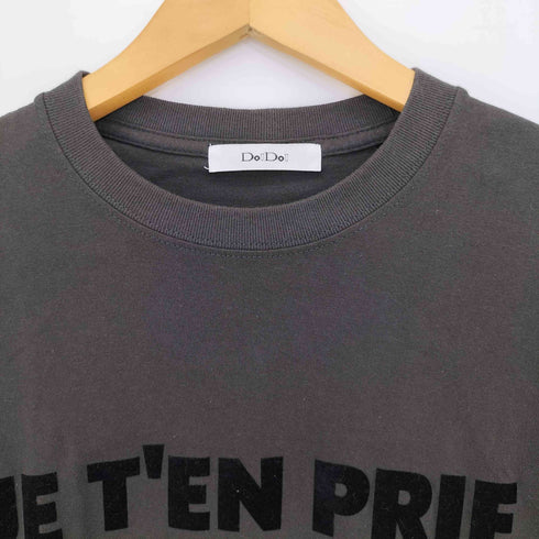 ドゥドゥ DouDou 24ss JE T'EN PRIEフロッキーロゴTEE レディース FREE