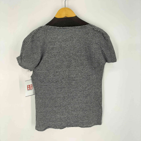 マックスマーラ MAX MARA 白タグ リネン混 ボーダーカットソー レディース import:S