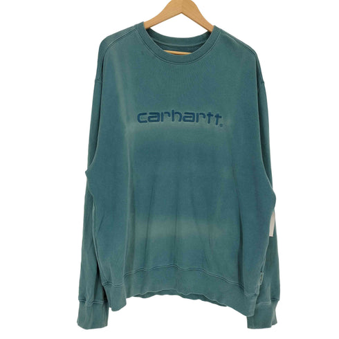 カーハートワークインプログレス Carhartt WIP SWEAT SHIRT 製品染め ロゴ刺繍 プルオーバー スウェット メンズ import:L