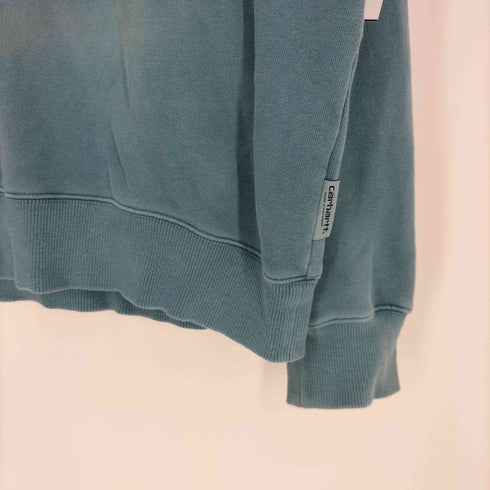 カーハートワークインプログレス Carhartt WIP SWEAT SHIRT 製品染め ロゴ刺繍 プルオーバー スウェット メンズ import:L