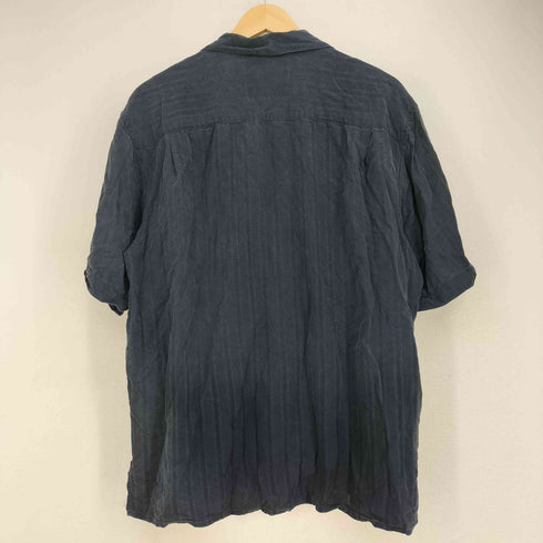 VINTAGE SILK シルク100 S/S キューバシャツ メンズ import:L