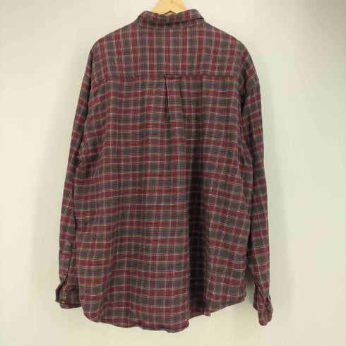 エディーバウアー Eddie Bauer 90S 白タグ チェック L/S BD シャツ メンズ XXXL