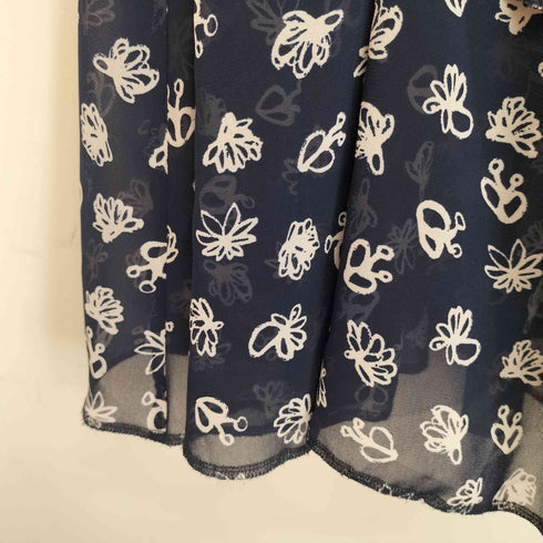 コムデギャルソンコムデギャルソン COMME des GARCONS COMME des GARCONS 総柄 シアーワンピース レディース JPN:S