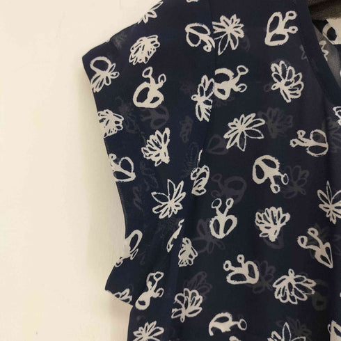 コムデギャルソンコムデギャルソン COMME des GARCONS COMME des GARCONS 総柄 シアーワンピース レディース JPN:S