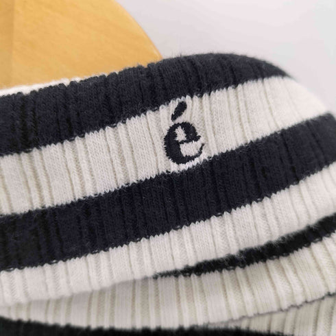エピヌ epine e embroidery rib knit high neck レディース FREE