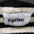 エピヌ epine e embroidery rib knit high neck レディース FREE