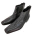 レノマ renoma PARIS スクエアトゥ レザー ヒールブーツ メンズ 25cm