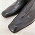 レノマ renoma PARIS スクエアトゥ レザー ヒールブーツ メンズ 25cm