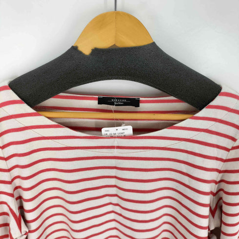 マックスマーラウィークエンド MAX MARA WEEKEND サイドスリット ボーダーカットソー レディース import:XL