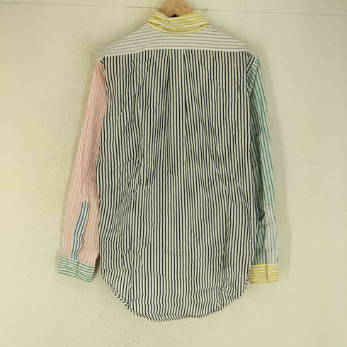 ブルックスブラザーズ BROOKS BROTHERS 80-90s USA製 makers クレイジーパターン マルチカラーストライプBDシャツ メンズ 15-R