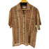 ゲラルディーニ GHERARDINI 日本製 ループカラー 開襟 S/S シャツ メンズ JPN:M