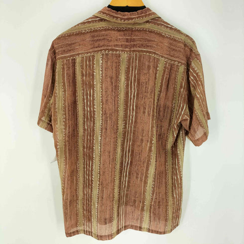 ゲラルディーニ GHERARDINI 日本製 ループカラー 開襟 S/S シャツ メンズ JPN:M