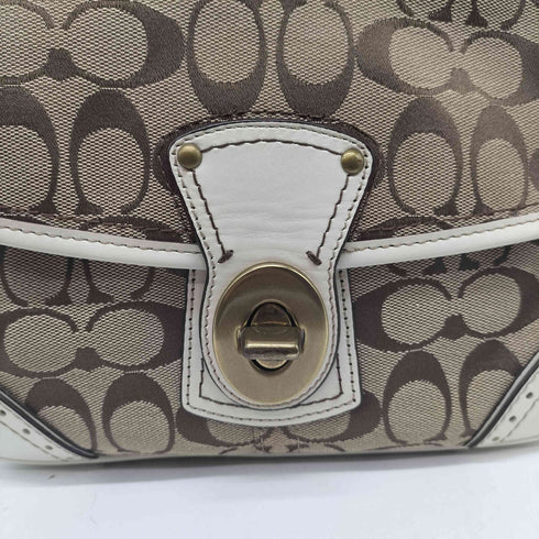 コーチ COACH シグネチャーロゴ モノグラム ショルダーバッグ レディース