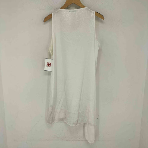 オズモーシス OSMOSIS シワ加工 アシンメトリーカットソー レディース