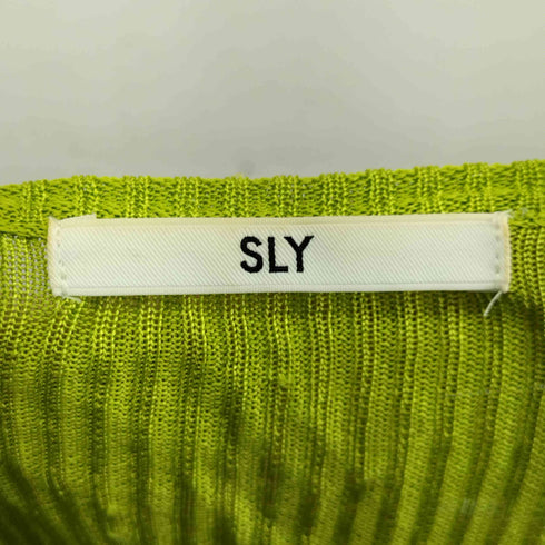 スライ SLY BRIGHT RAYON HG CROP TOPS レディース FREE