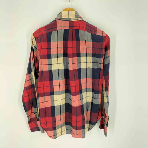 インディヴィジュアライズドシャツ individualized shirts USA製 ボタンダウン チェックシャツ メンズ 15 1/2-33