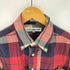 インディヴィジュアライズドシャツ individualized shirts USA製 ボタンダウン チェックシャツ メンズ 15 1/2-33
