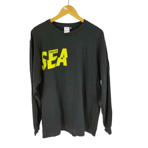 プーマ PUMA ロゴプリント バックプリント ロングスリーブTシャツ メンズ JPN:XL