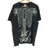 90-00S FRUIT OF THE LOOM ボディ leslie arwin 1978 骨格標本 プリント S/S クルーネック Tシャツ メンズ import:XL
