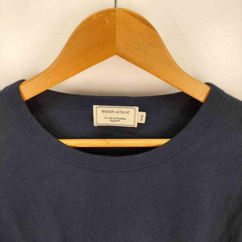 メゾンキツネ MAISON KITSUNE フォックスヘッド パッチ レギュラー ロングスリーブ Tシャツ メンズ JPN:XXL