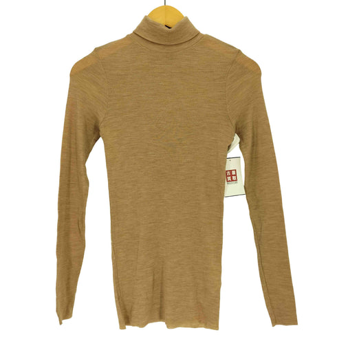 コス COS SLIM-FIT MERINO WOOL TURTLENECK TOP スリムフィット シアーメリノウールタートルネックトップ レディース import:S