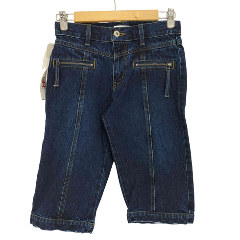 ラグアジェム LAGUA GEM 26ss ZIP POINT CROPPED デニム レディース JPN:S