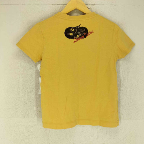BLUE GLOW 両面プリントクルーネックTシャツ Y2K ピチT レディース JPN:M