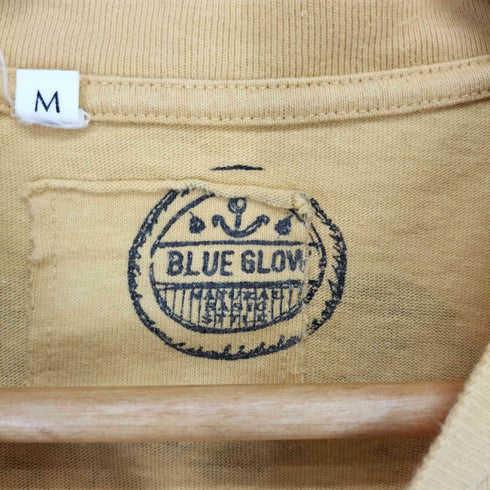 BLUE GLOW 両面プリントクルーネックTシャツ Y2K ピチT レディース JPN:M
