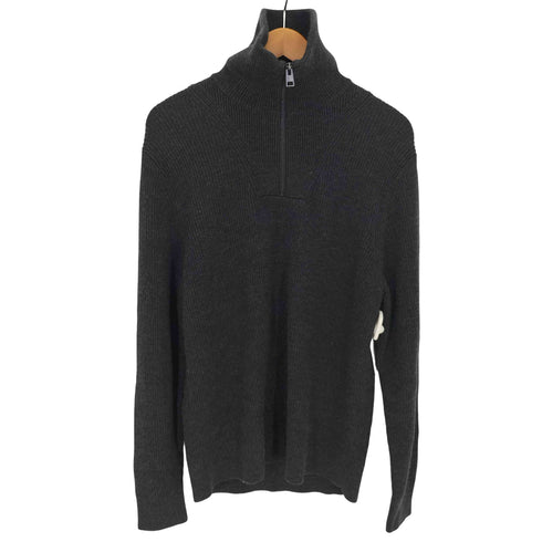 コス COS MERINO WOOL HALF-ZIP JUMPER メンズ import:M
