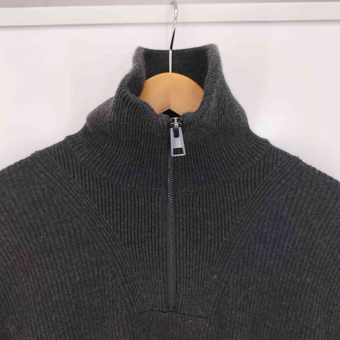 コス COS MERINO WOOL HALF-ZIP JUMPER メンズ import:M