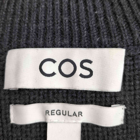 コス COS MERINO WOOL HALF-ZIP JUMPER メンズ import:M