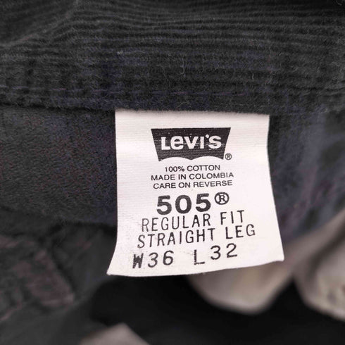 リーバイス Levis 00s 505 REGULAR FIT コーデュロイ ストレートパンツ メンズ W36 L32