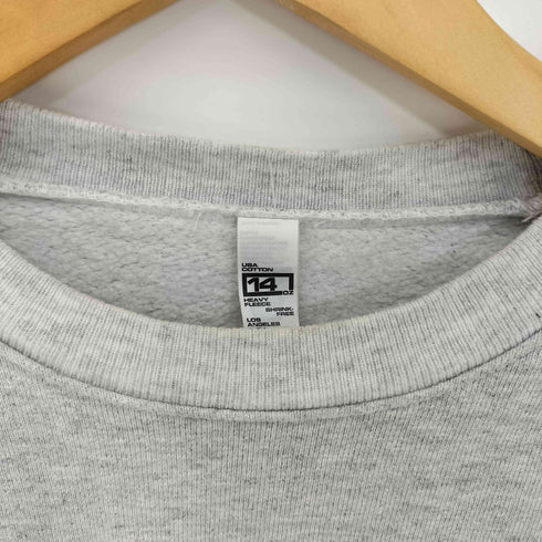 ロサンゼルスアパレル Los Angeles Apparel 14oz ガーメントダイ ヘビーフリース クルーネック プルオーバー スウェットシャツ メンズ import:S