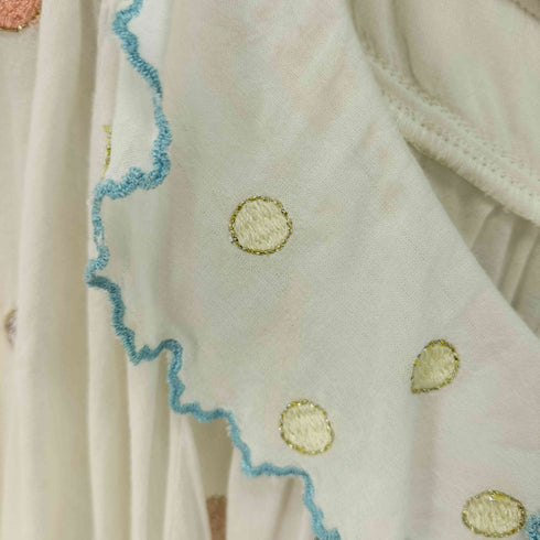 フランシュリッペ franche lippee 夢色カラフル スワン 刺繍 ブラウス レディース JPN:M
