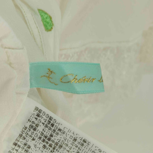 フランシュリッペ franche lippee 夢色カラフル スワン 刺繍 ブラウス レディース JPN:M