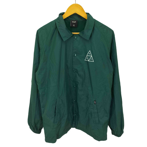 ハフ HUF ESSENTIALS TT COACH JACKET トライアングル ロゴ コーチジャケット メンズ import:M