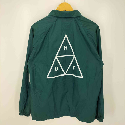 ハフ HUF ESSENTIALS TT COACH JACKET トライアングル ロゴ コーチジャケット メンズ import:M