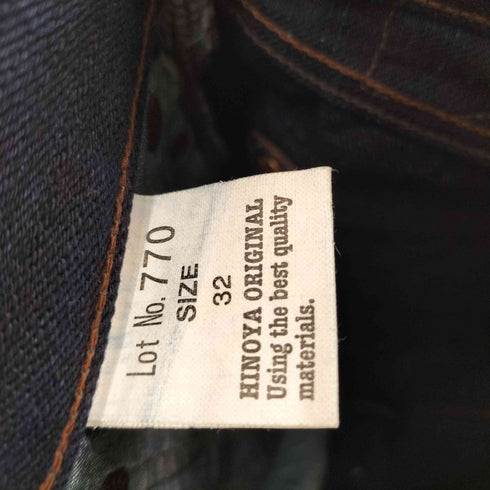 バーガスプラス BURGUS PLUS LOT.770 15oz 藍染 セルビッジデニム メンズ 34