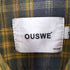 OUSWE 切りっぱなし チェックネルシャツ メンズ XL