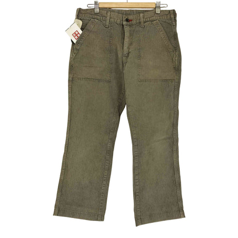 バーガスプラス BURGUS PLUS LOT. 430 WASHED BAKER PANTS ウォッシュド加工 ベイカーパンツ 月桂樹ボタン メンズ JPN:L