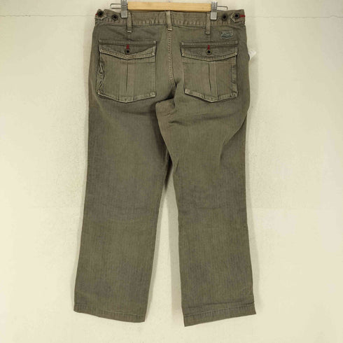 バーガスプラス BURGUS PLUS LOT. 430 WASHED BAKER PANTS ウォッシュド加工 ベイカーパンツ 月桂樹ボタン メンズ JPN:L