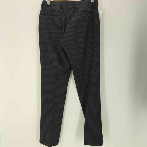 イーズィーバイゼニア E.Z BY ZEGNA 裏地背抜き 絹 シルク メリノ ウール 2B ストライプ テーラード ジャケット スラックス セットアップ 三陽商会 メンズ 44