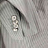 イーズィーバイゼニア E.Z BY ZEGNA 裏地背抜き 絹 シルク メリノ ウール 2B ストライプ テーラード ジャケット スラックス セットアップ 三陽商会 メンズ 44