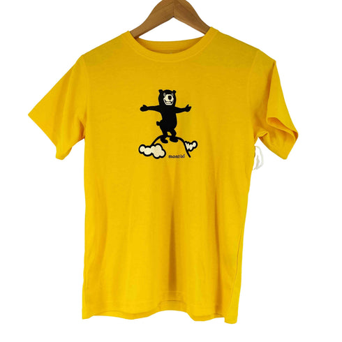 モンベル mont bell WIC.T Women's 山頂 フロントベアプリント S/S Tシャツ レディース JPN:M